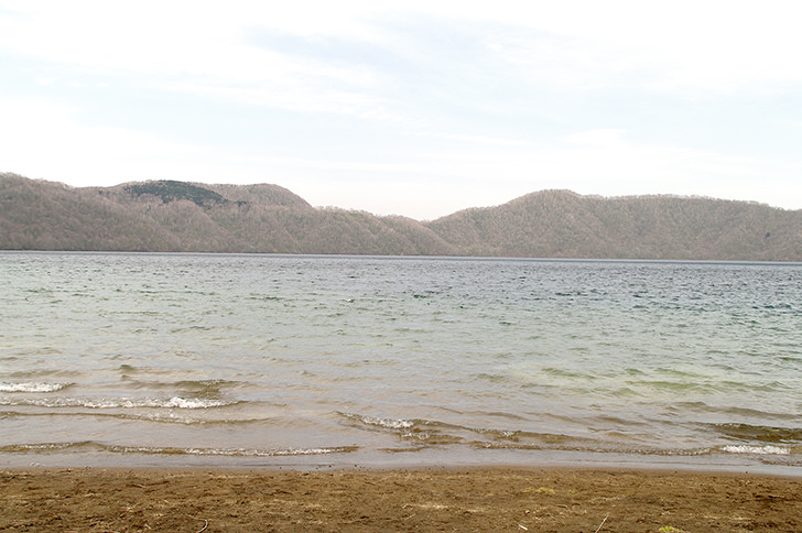 倶多楽湖のフリー写真素材