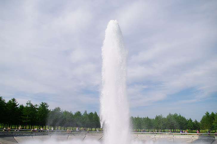 噴水のフリー写真素材