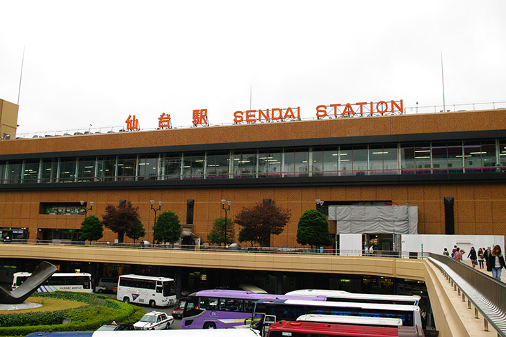 仙台駅のフリー写真素材