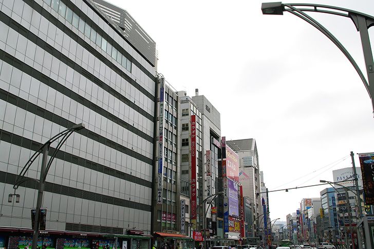 上野市街のフリー写真素材