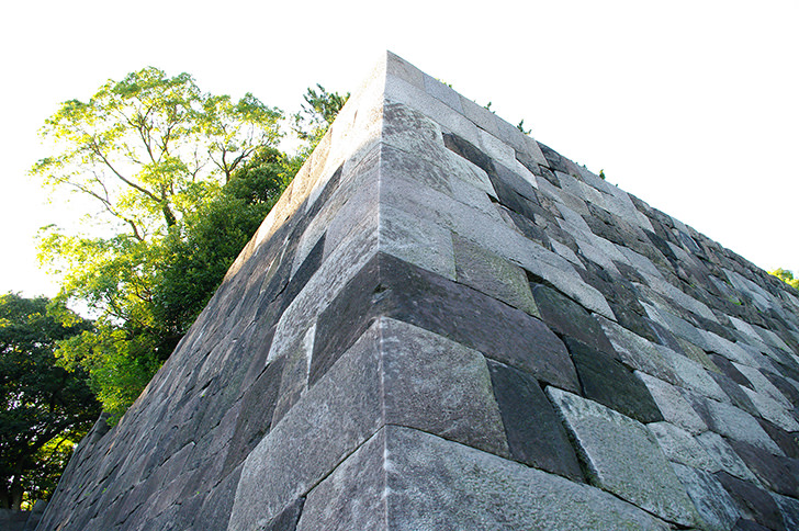 石垣（皇居）のフリー写真素材