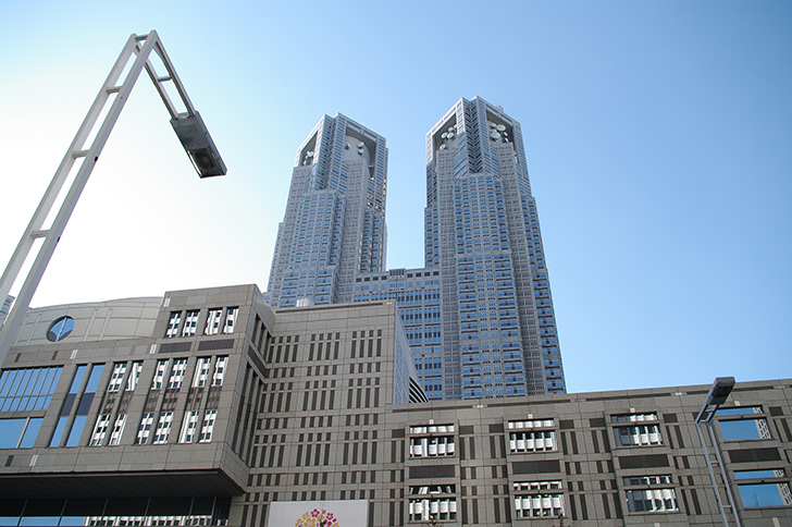 東京都庁のフリー写真素材