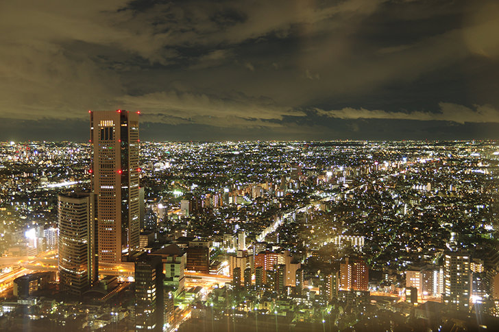 東京の夜景の商用利用可能なフリー写真素材