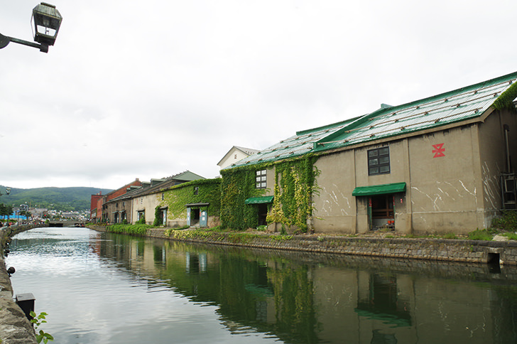 小樽運河のフリー写真素材