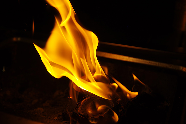 火のフリー写真素材