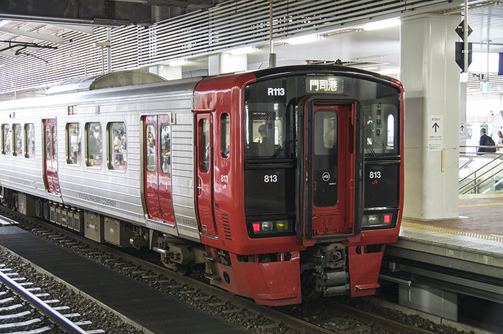 JR九州813系電車のフリー写真素材