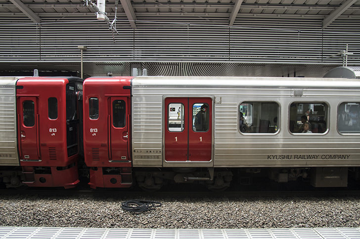 JR九州813系電車のフリー写真素材
