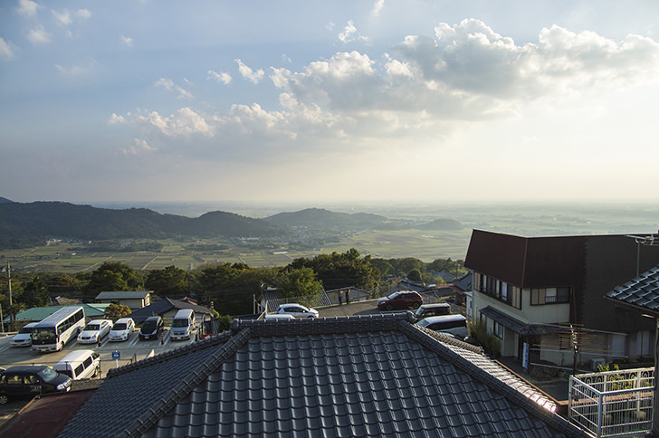 筑波山から見た風景のフリー写真素材