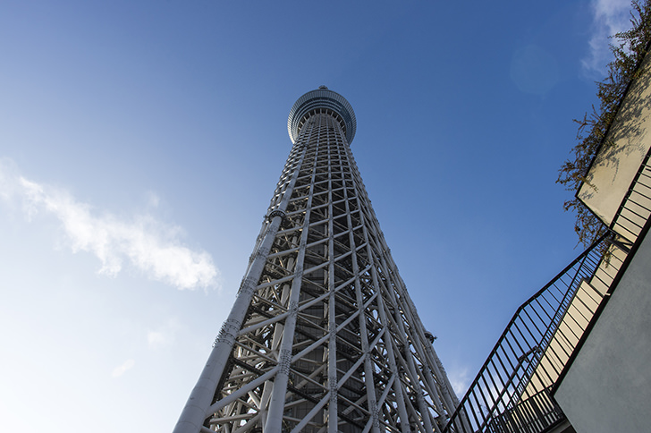 東京スカイツリーの商用利用可能なフリー写真素材