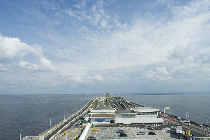 東京湾アクアラインのフリー写真素材