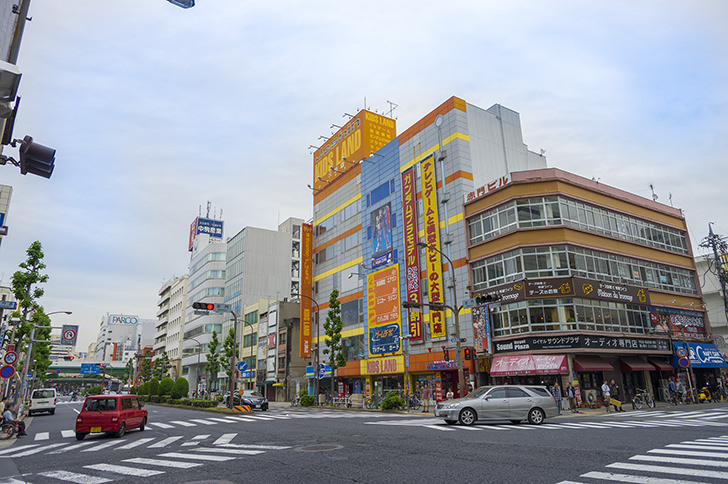 名古屋大須通りのフリー写真素材