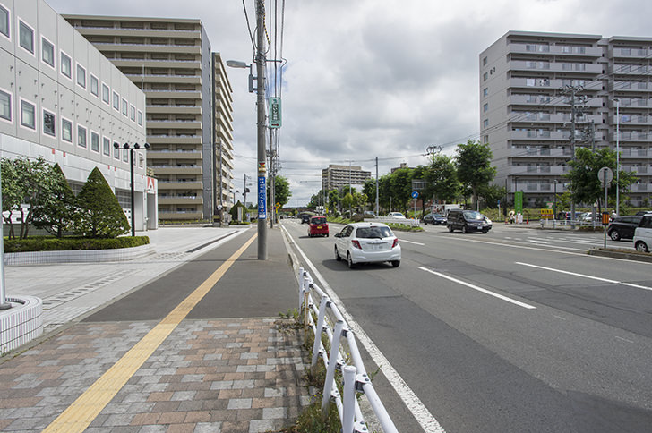 札幌厚別区青葉町の南郷通のフリー写真素材