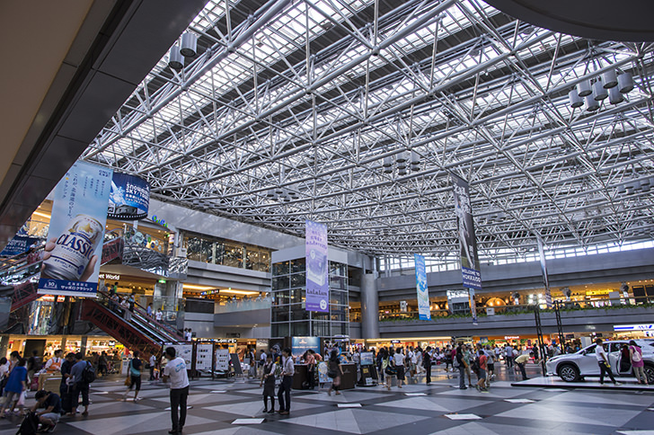 新千歳空港国内線ターミナルビルのフリー写真素材