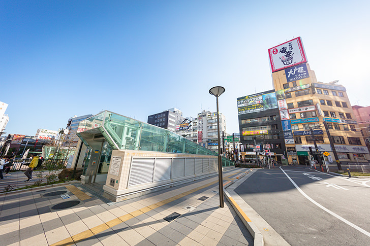 JR大塚駅前のフリー写真素材