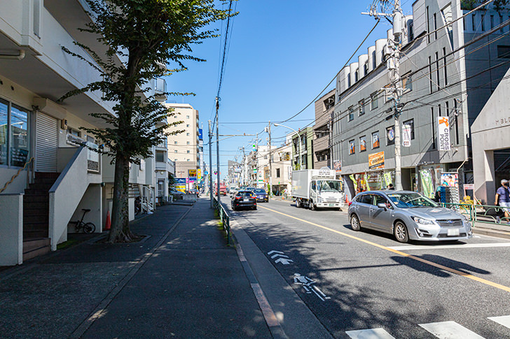 吉祥寺 旧五日市街道のフリー写真素材