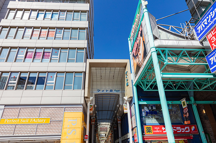 吉祥寺駅前商店街のフリー写真素材