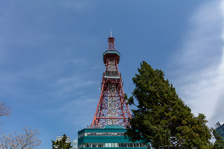 札幌テレビ塔のフリー写真素材