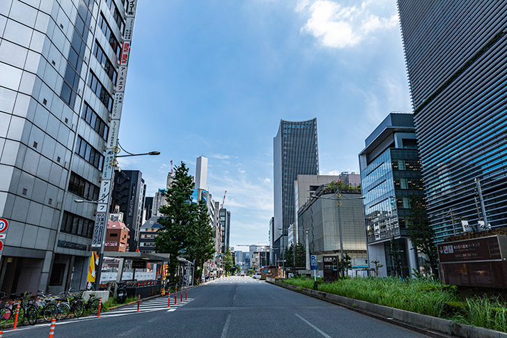東京駅八重洲口周辺のフリー写真素材