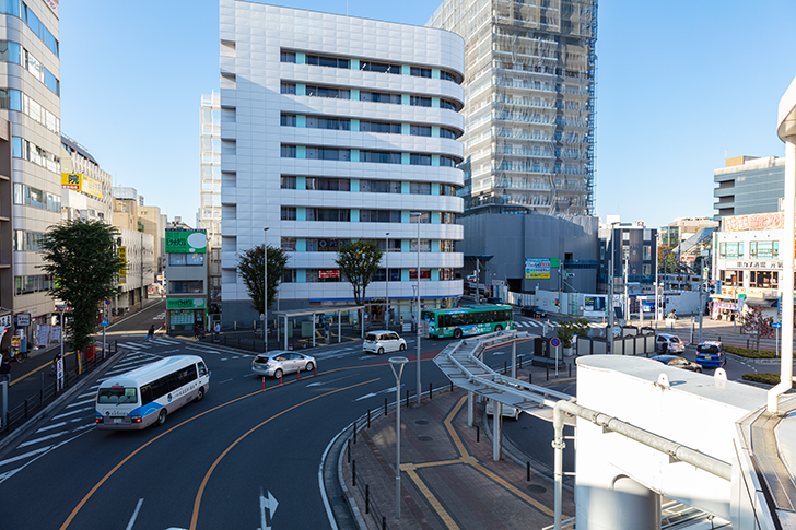 川越駅西口周辺の商用利用可能なフリー写真素材