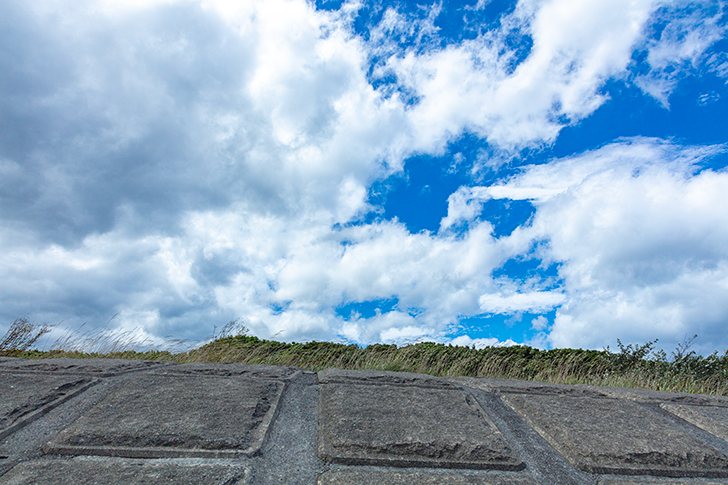 石狩 花畔の空のフリー写真素材