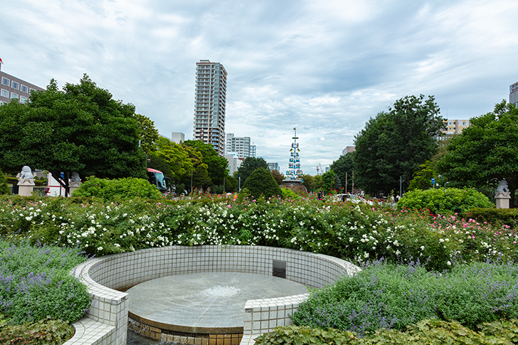 札幌 大通公園のフリー写真素材