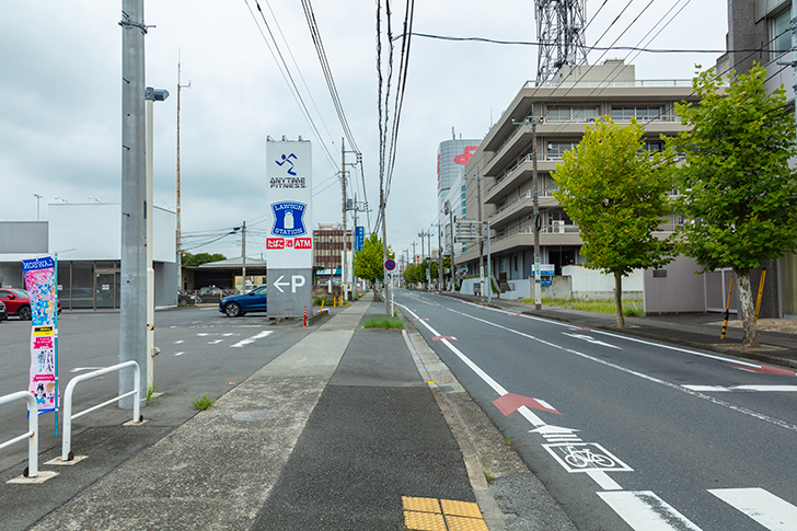 伊勢崎 県道14号のフリー写真素材