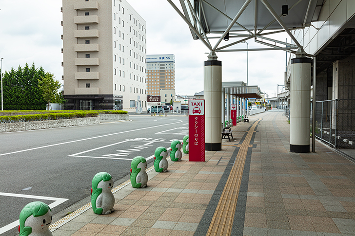 伊勢崎駅北口のフリー写真素材