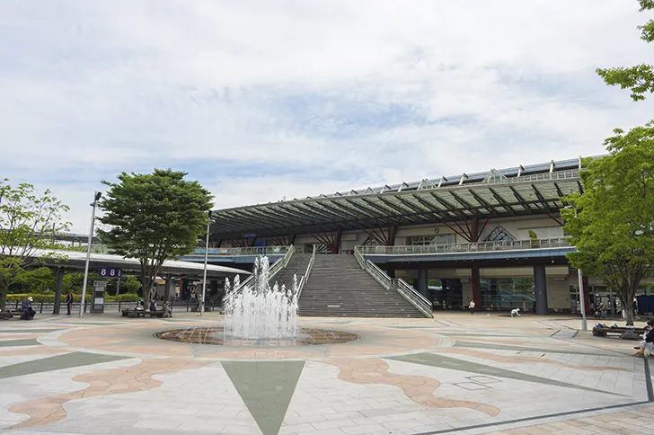 JR岐阜駅北口のフリー写真素材