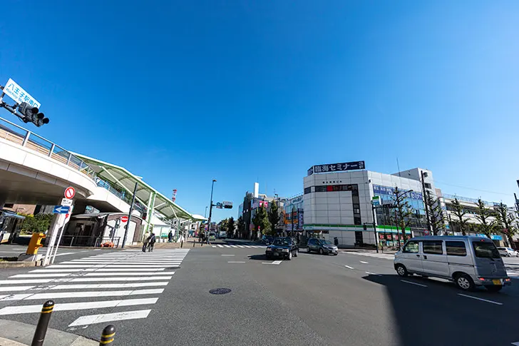 Free Around Hachioji Station South Exit Photo Material