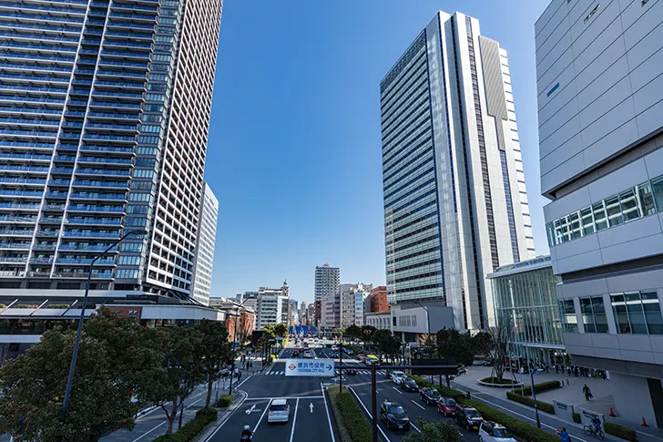 横浜 栄本町線のフリー写真素材