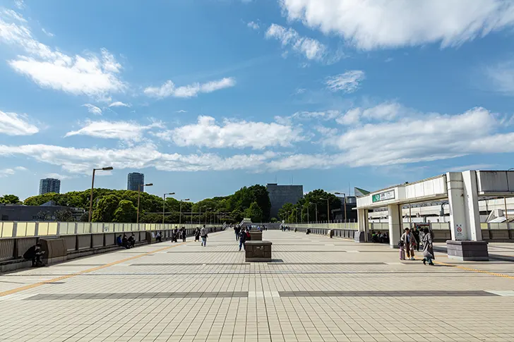 上野駅周辺 パンダ橋のフリー写真素材