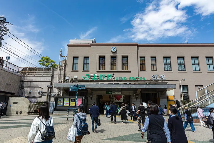 上野駅周辺のフリー写真素材