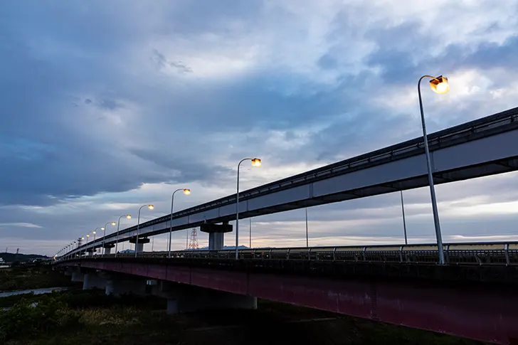 立日橋のフリー写真素材