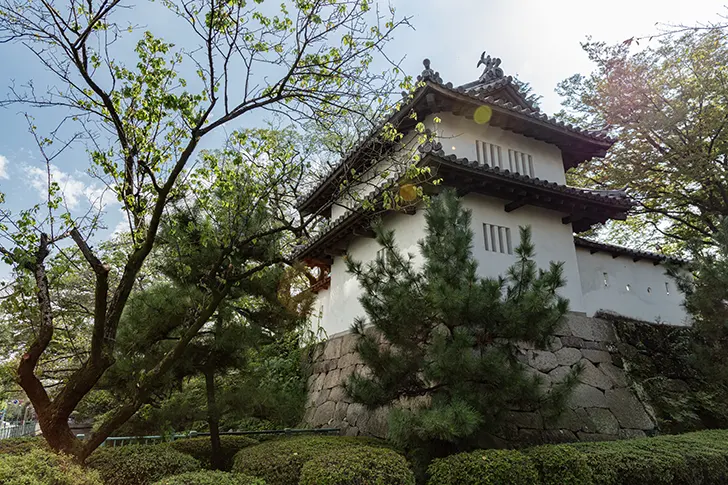 高崎城のフリー写真素材