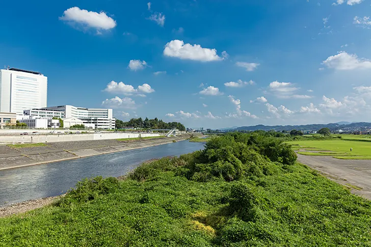 高崎 鳥川のフリー写真素材