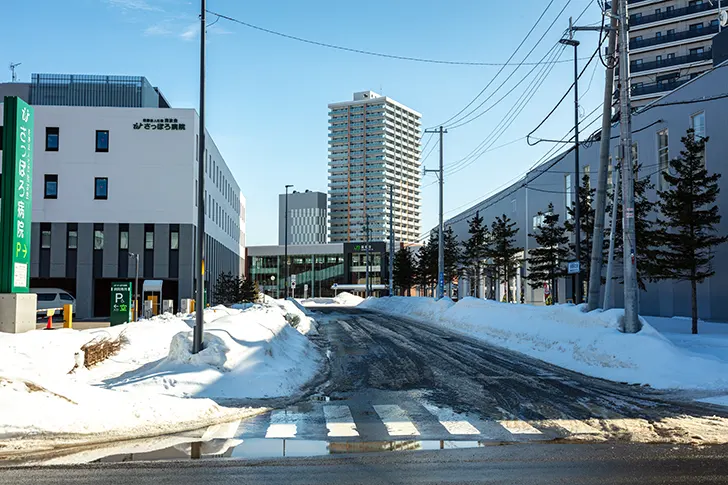 札幌苗穂駅周辺のフリー写真素材