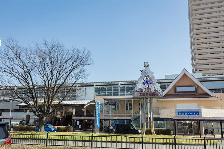 北越谷駅西口周辺のフリー写真素材