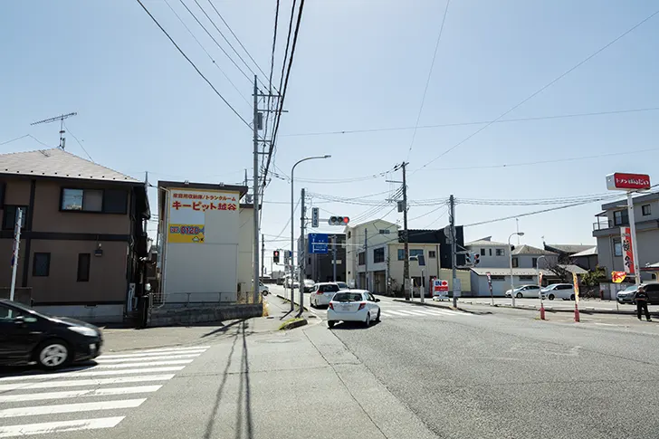 越谷大沢一丁目付近のフリー写真素材