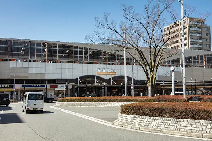 越谷駅東口のフリー写真素材