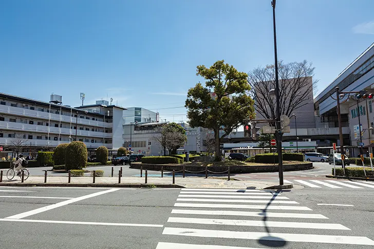 Free Minamikoshigaya Station area Photo Material