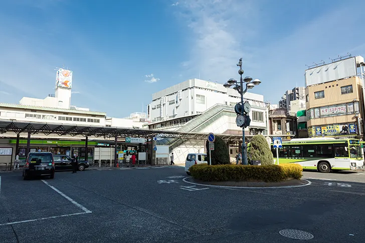 西川口駅西口のフリー写真素材