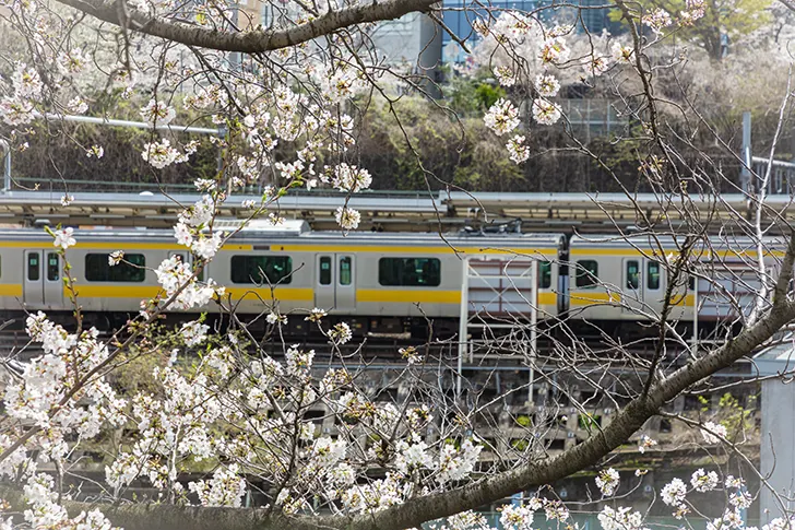 中央・総武線のフリー写真素材