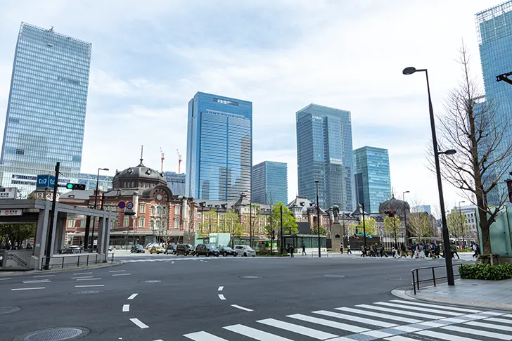 丸の内（東京駅周辺）のフリー写真素材