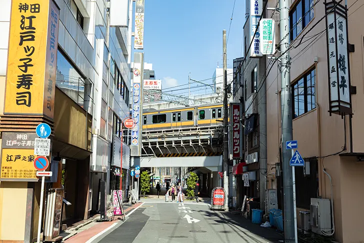 JR神田駅周辺のフリー写真素材