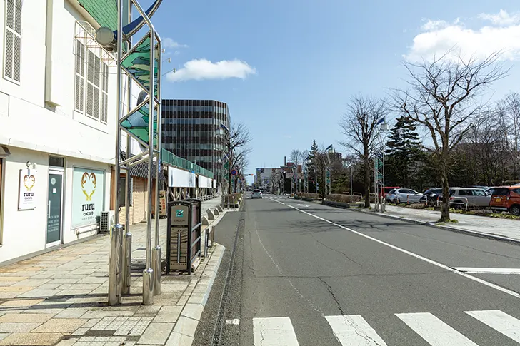 苫小牧市街のフリー写真素材