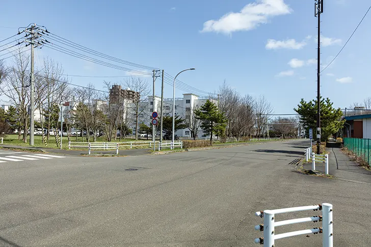 苫小牧王子通のフリー写真素材