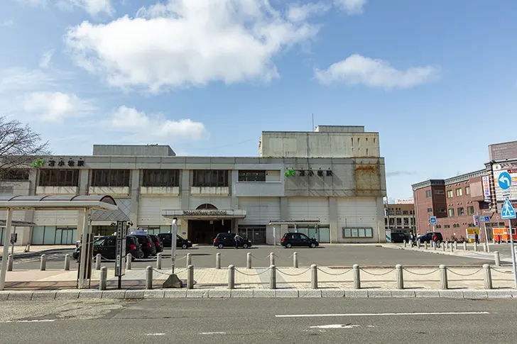 JR苫小牧駅南口のフリー写真素材