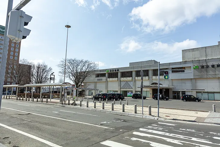 JR苫小牧駅周辺のフリー写真素材