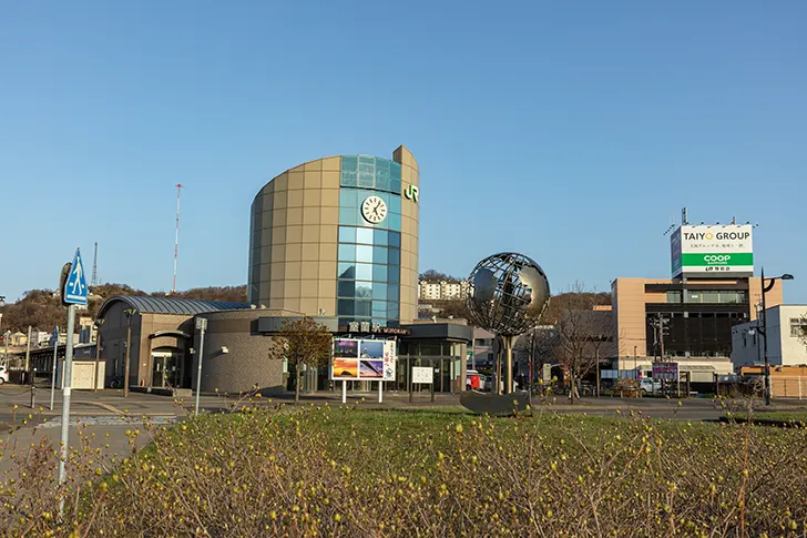 JR室蘭駅前のフリー写真素材