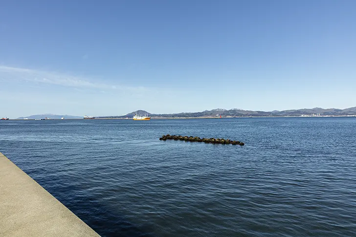 函館の海のフリー写真素材